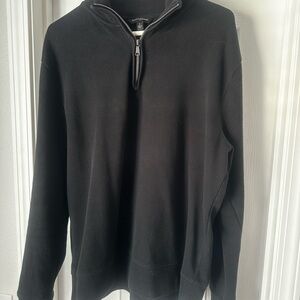Banana Republic Men's Black Zip-Up Sweater